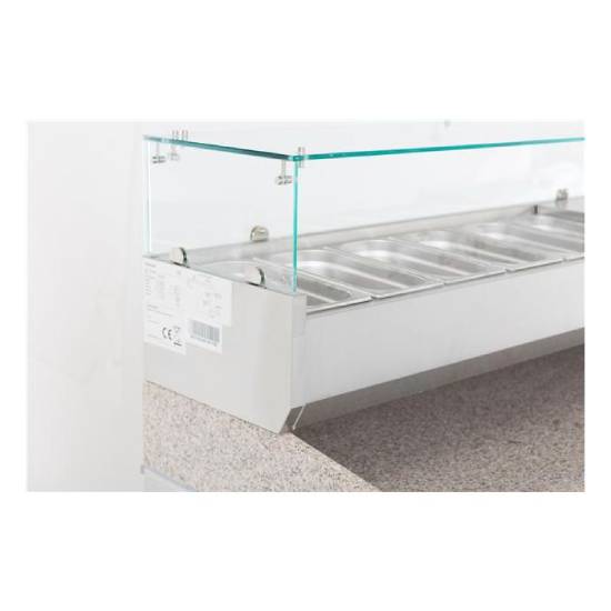 Aufsatzvitrine 1/3 GN x 8