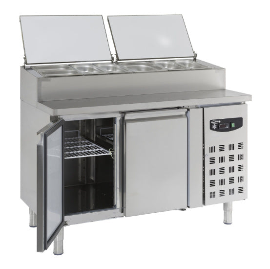 Saladette mit 3 Türen, 4x 1/1 GN - Behälter