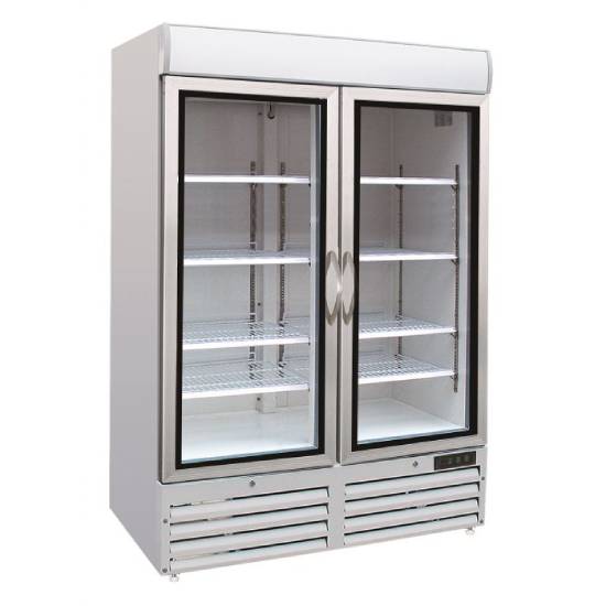 Tiefkühlschrank 2 Glastüren