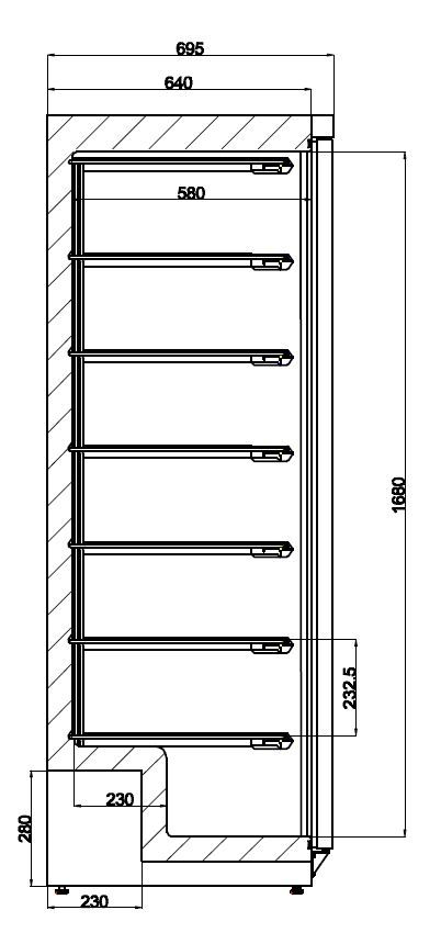 Tiefkühlschrank, weiß, 1 Tür