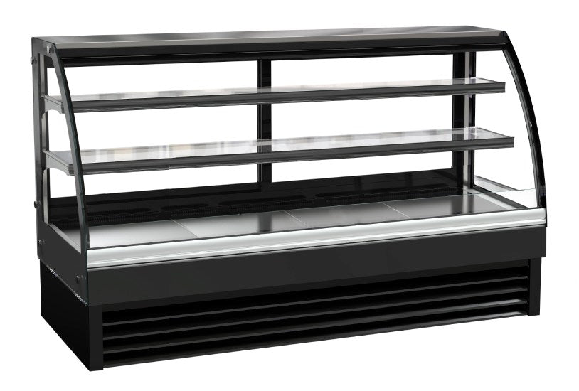Kuchentheke, rund 400 Liter, schwarz