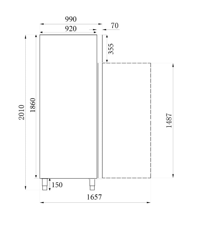 Bäckerei - Kühlschrank 737 Liter