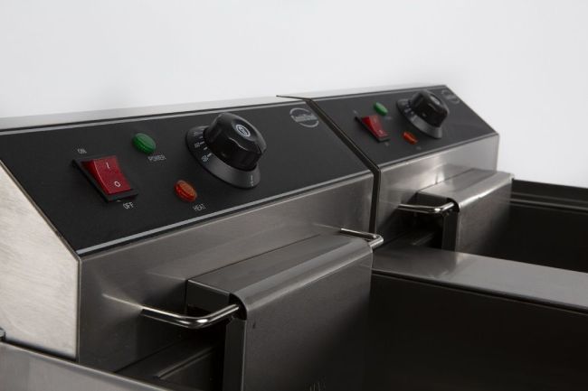 Elektro - Tischfritteuse 2X10 Liter