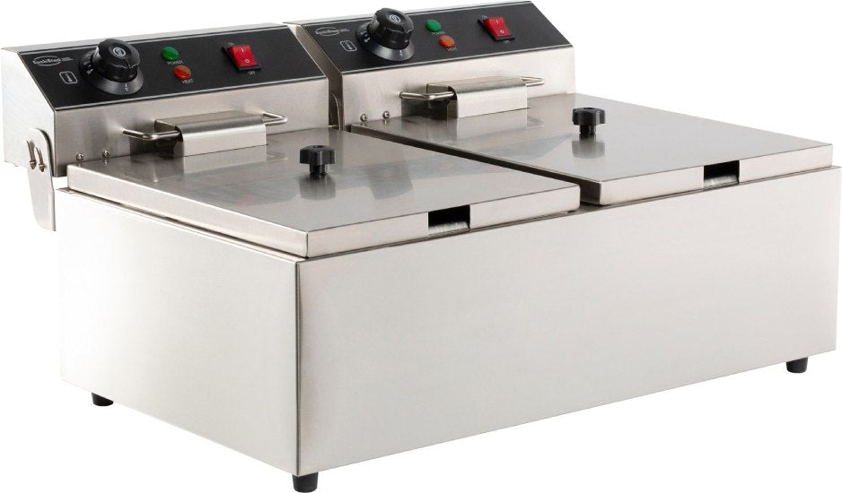 Elektro - Tischfritteuse 2X6 Liter