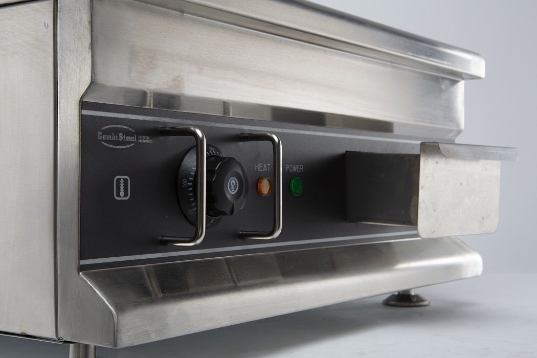 Elektro Grillplatte Chrom