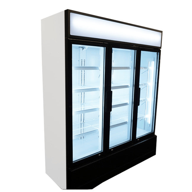 Getränkekühlschrank mit 3 Glastüren, 1065 Liter