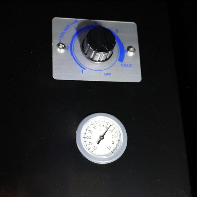 Kühlschrank/ Getränkekühlschrank mit 3 Glastüren, 1065 Liter, in schwarz