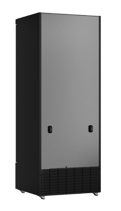 Kühlschrank / Getränkekühlschrank / Supermarktkühlung mit 1x Glastür JDE-600L schwarz