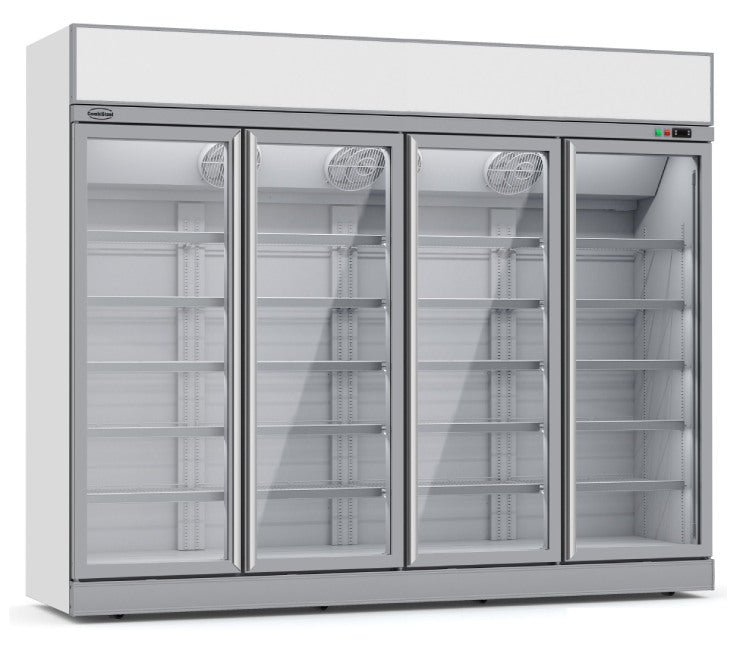 Kühlschrank mit 4 Glastüren, Modell INS-2060R