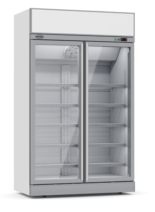 Tiefkühlschrank mit 2 Glastüren, 1000 Liter