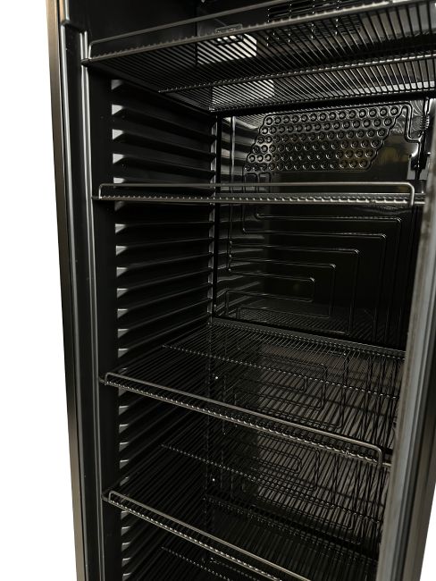 Getränkekühlschrank / Kühlschrank mit Glastür 382 Liter schwarz