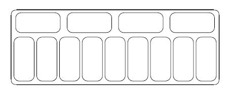 Eisvitrine Speiseeisvitrine  Eistheke Malta 13 x 5 Liter Eco Line