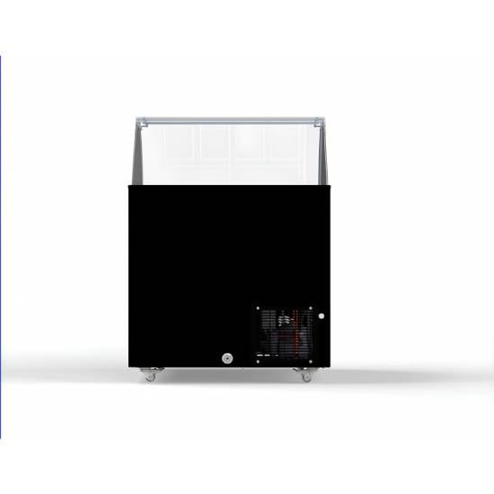 Speiseeisvitrine Corsica, schwarz, 6x5 Liter