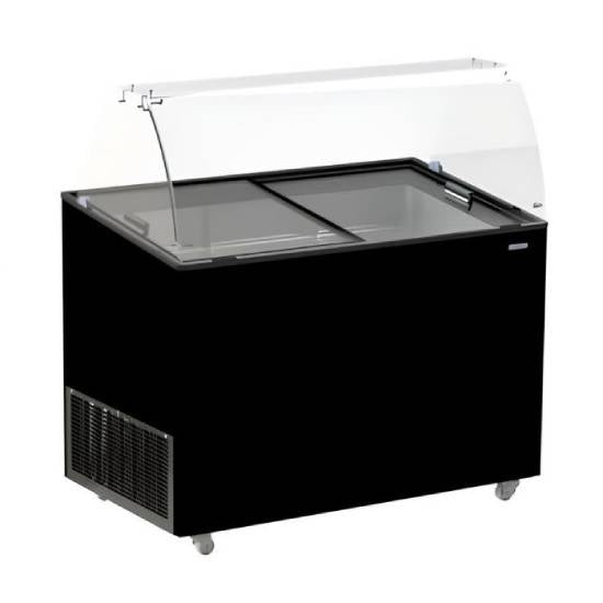 Speiseeisvitrine Java, schwarz, 8x5 Ltr