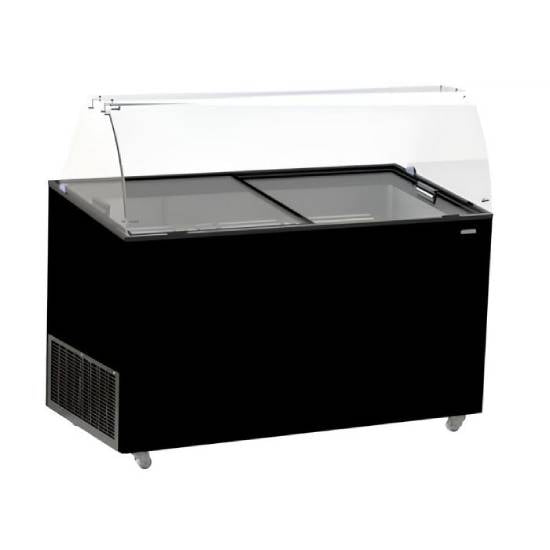 Speiseeisvitrine  Eistheke Tenerife, schwarz, 10x5 Liter