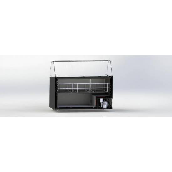 Speiseeisvitrine  Eistheke Tenerife, schwarz, 10x5 Liter