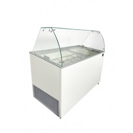 Eisvitrine  Speiseeisvitrine  Eistheke Java 8x5 Liter Eco Line
