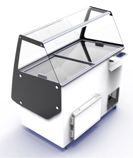 Eisvitrine Speiseeisvitrine Eistheke Ibiza 8 x 5 Liter Eco Line