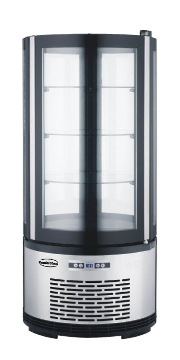 Kuchentheke 100 Liter schwarz / Edelstahl
