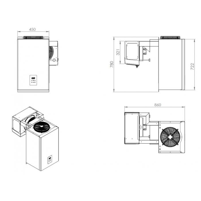 KÜHLAGGREGATE HUCKEPACK 4,1-6,5 M3
