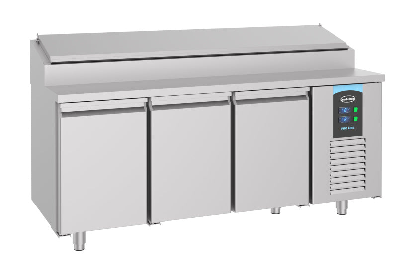 Saladette 3 Türen 10x 1/3 GN - Behälter