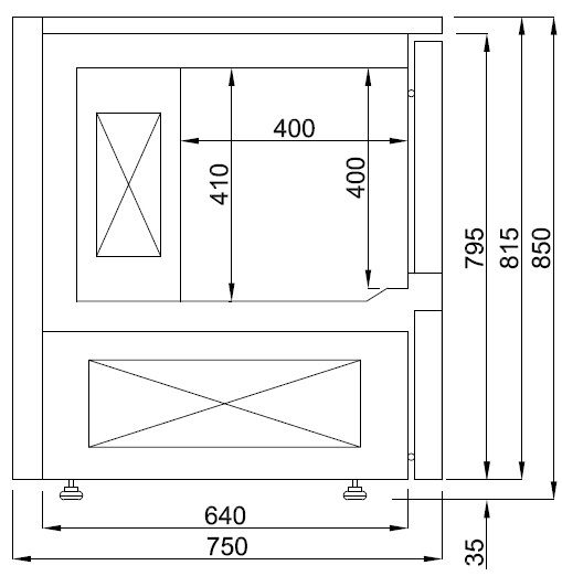 Schockfroster 5x 1/1 GN Pro Line