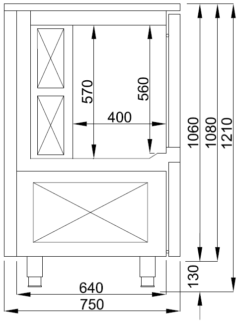 Schockfroster 7x 1/1 GN Pro Line