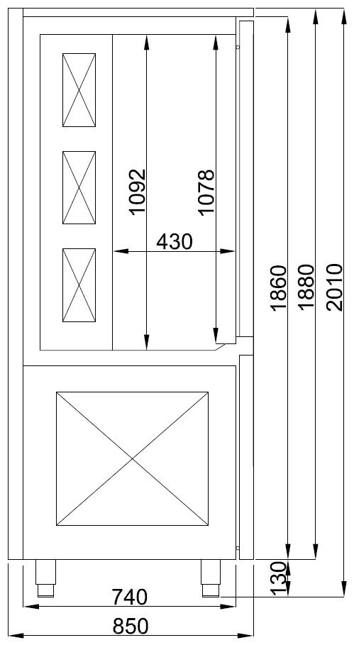 Schockfroster 15x 1/1 GN Pro Line