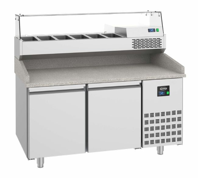 Pizzatisch mit 2 Türen