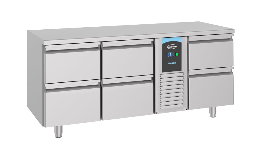 700 Kühltisch mit 6 Schubladen, Monoblock 474 Liter