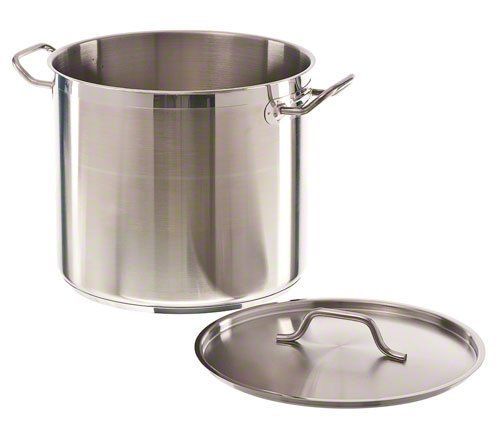 Gemüsetopf Medium Edelstahl + Deckel - Durchmesser 28 cm, 10 Liter