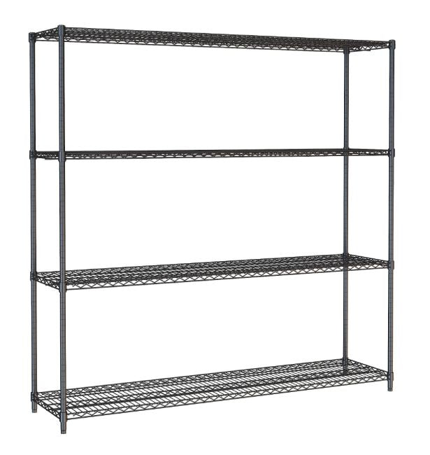 WANDBRETTER 4 LEVELS 1800 SCHWARZ SELBSTMONTAGE