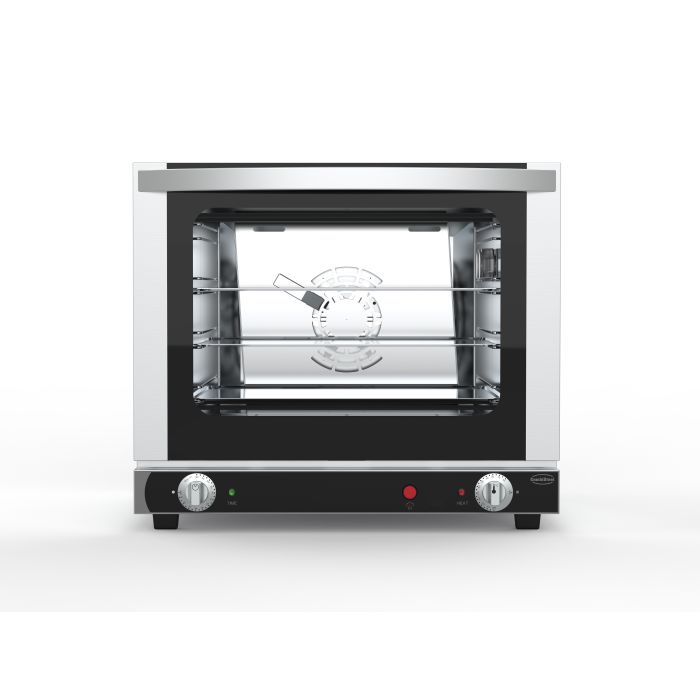 Elektro Konvektionsofen mit Beschwadung 4x 430x325 mm – 55 L Gastro-Heißluftofen
