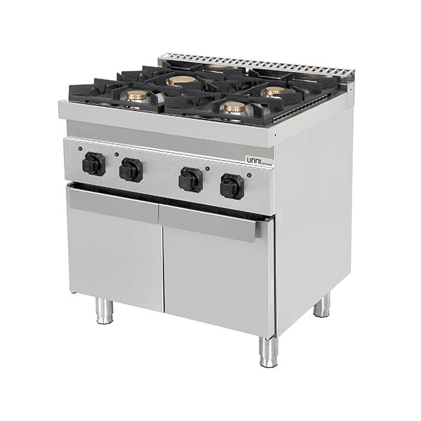 Gasherd mit TÃ¼ren â€“ 28.5kW â€“ 4 Brenner - G70C20K