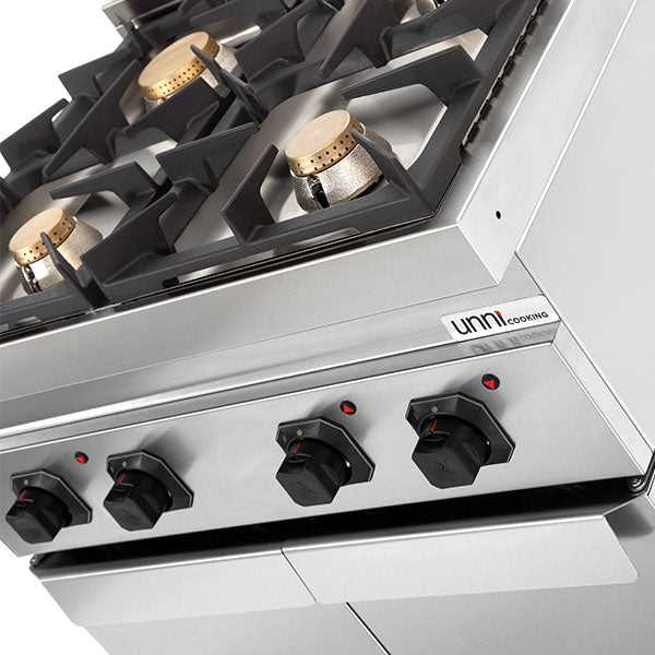 Gasherd mit TÃ¼ren â€“ 28.5kW â€“ 4 Brenner - G70C20K