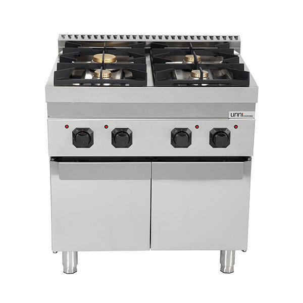 Gasherd mit TÃ¼ren â€“ 28.5kW â€“ 4 Brenner - G70C20K