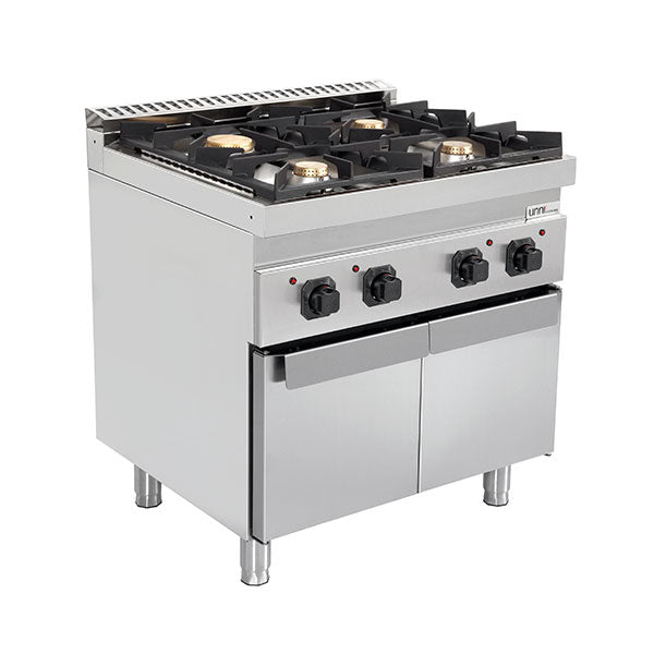 Gasherd mit TÃ¼ren â€“ 28.5kW â€“ 4 Brenner - G70C20K