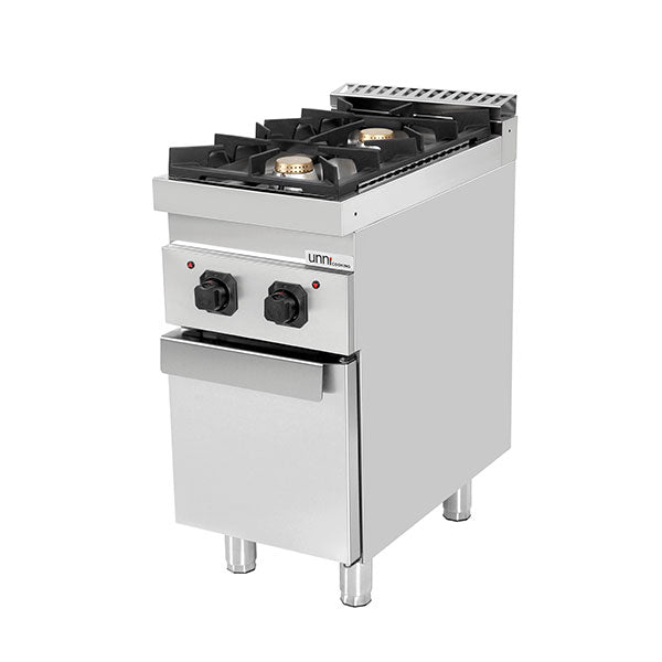 Gasherd mit TÃ¼ren â€“ 13kW â€“ 2 Brenner - G70C10K