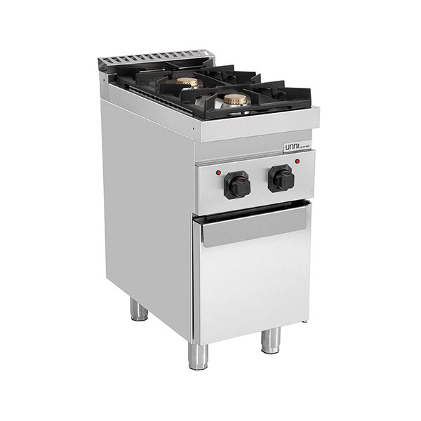 Gasherd mit TÃ¼ren â€“ 13kW â€“ 2 Brenner - G70C10K