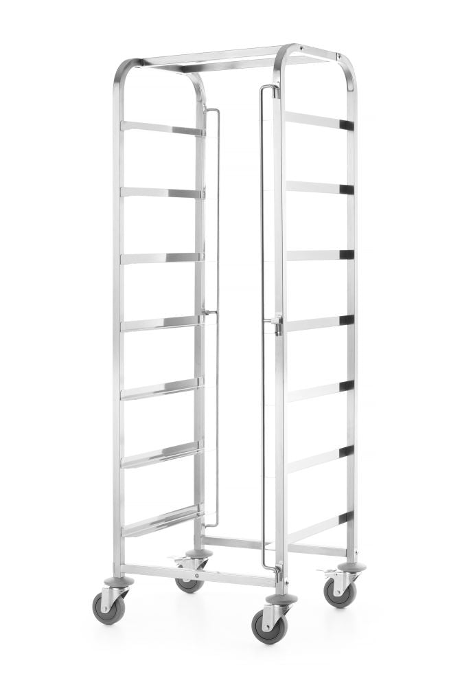 Transportwagen für Spülmaschinenkörbe - 7 Körbe à 500x500 mm