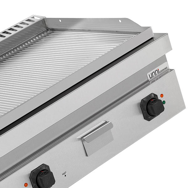 Elektrische Grillplatte â€“ Geriffelt â€“ E70GP20B+G