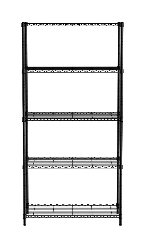 Lagerregal mit 5 Regalen, HENDI, Chrom, 910x455x(H)1830mm