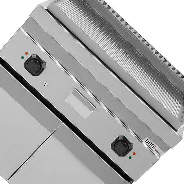 Elektrische Grillplatte â€“ Geriffelt â€“ E70GP20K+G