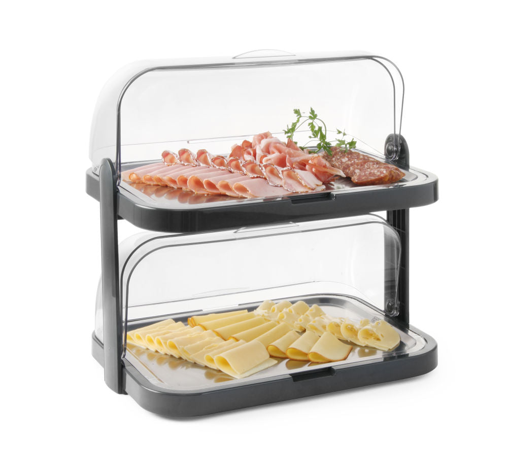 Roll-Top-Kühldisplay doppelt