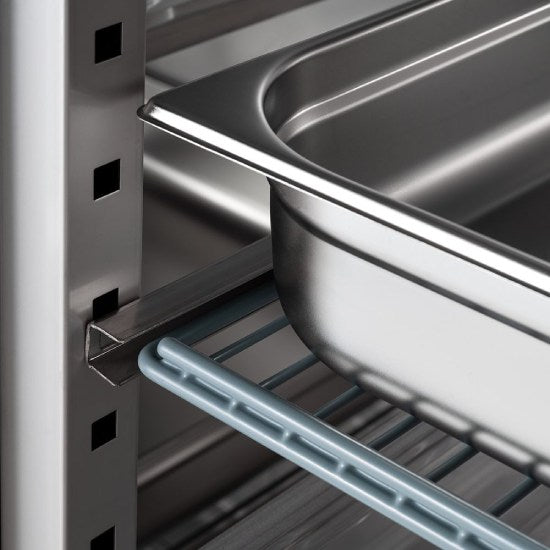 Starline Doppeltür-Tiefkühlschrank mit Rädern, GN 2/1
