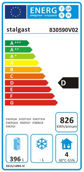 Starline Kühlschrank mit Rädern, GN 2/1 - KT4011600