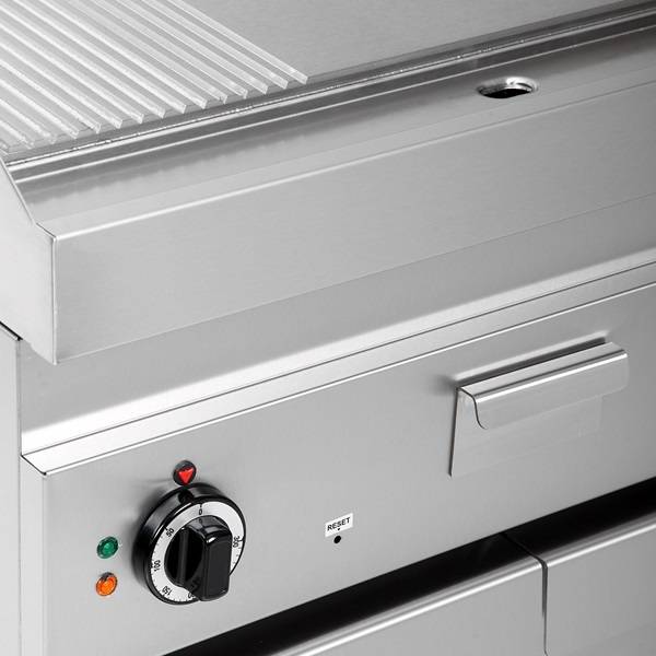 Elektrische Grillplatte â€“ 1/3 gerillt