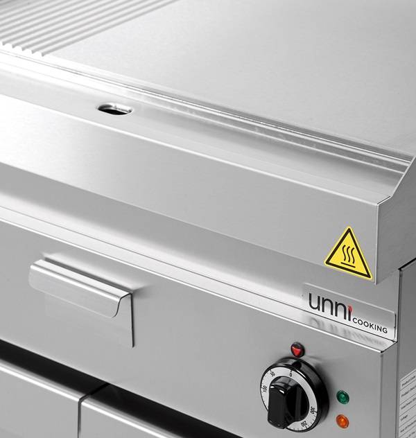 Elektrische Grillplatte â€“ 1/3 gerillt