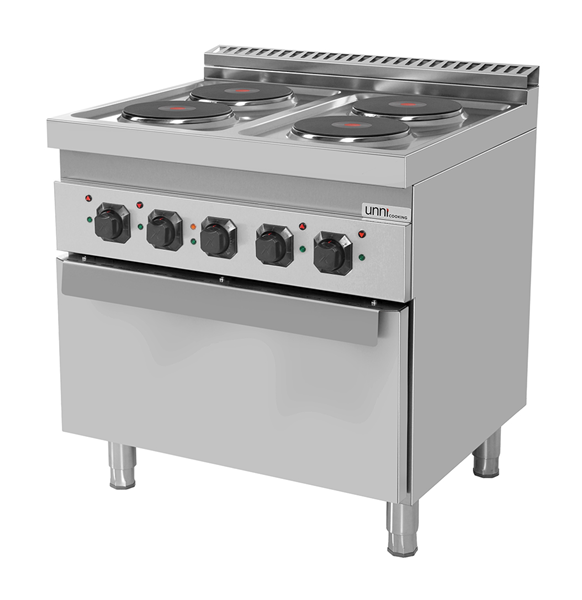 Elektro-Kochfeld 4 PL mit Elektro-Backofen â€“ E70FEO20