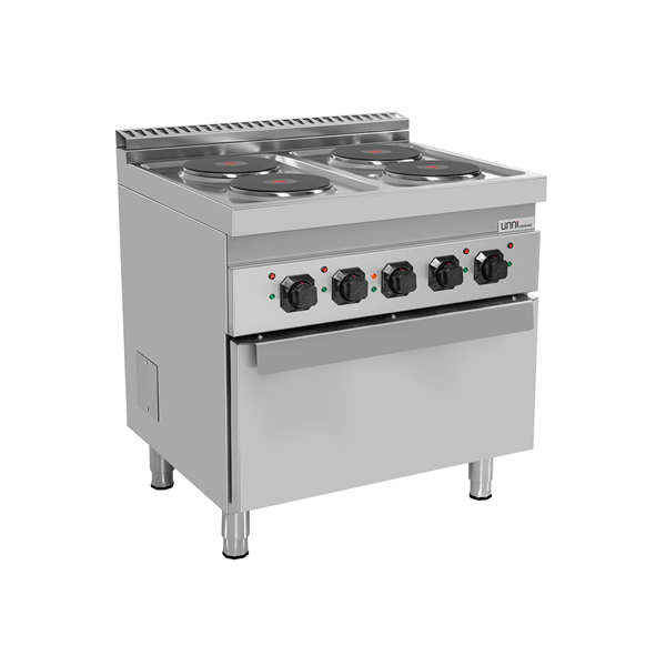 Elektro-Kochfeld 4 PL mit Elektro-Backofen â€“ E70FEO20